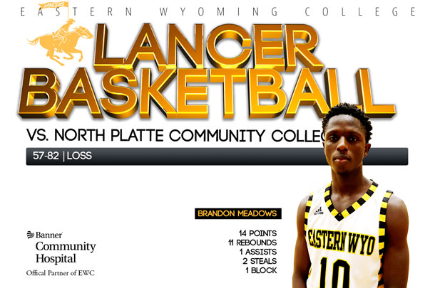 Eastern Wyoming College Lancer Basketball vs. North Platte Community College Basketball 