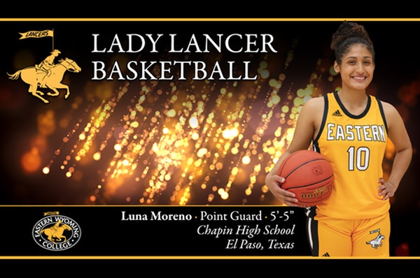 Luna Moreno signs with EWC Lady Lancer Basketball!