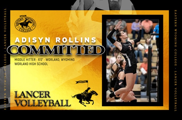 Adisyn Rollins commits to Lancer Volleyball!