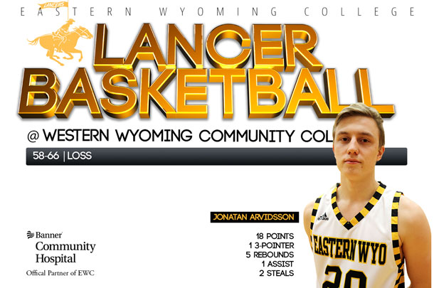 Eastern Wyoming College Lancer Basketball team vs. Western Wyoming Community College Basketball team