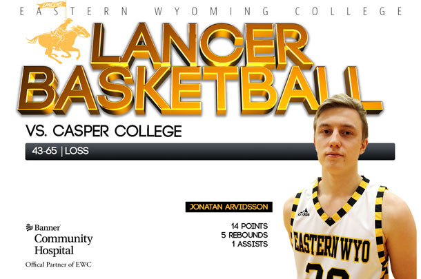 Eastern Wyoming College Lancer Basketball team vs. Casper College at Casper College