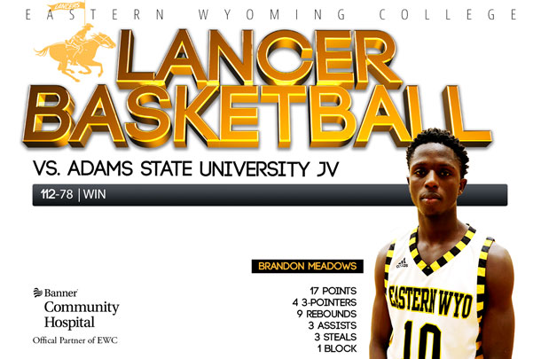 Eastern Wyoming College Lancer Basketball vs. Adams State University JV