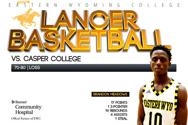 EWC Lancer Basketball team vs. Casper College Basketball team