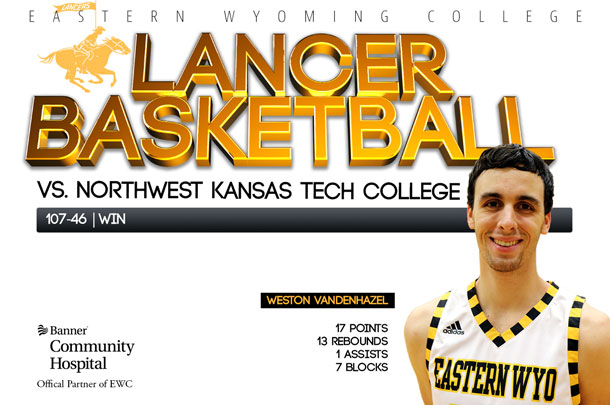 Eastern Wyoming College Lancer Basketball team vs. Northwest Kansas Technical College JV Basketball team