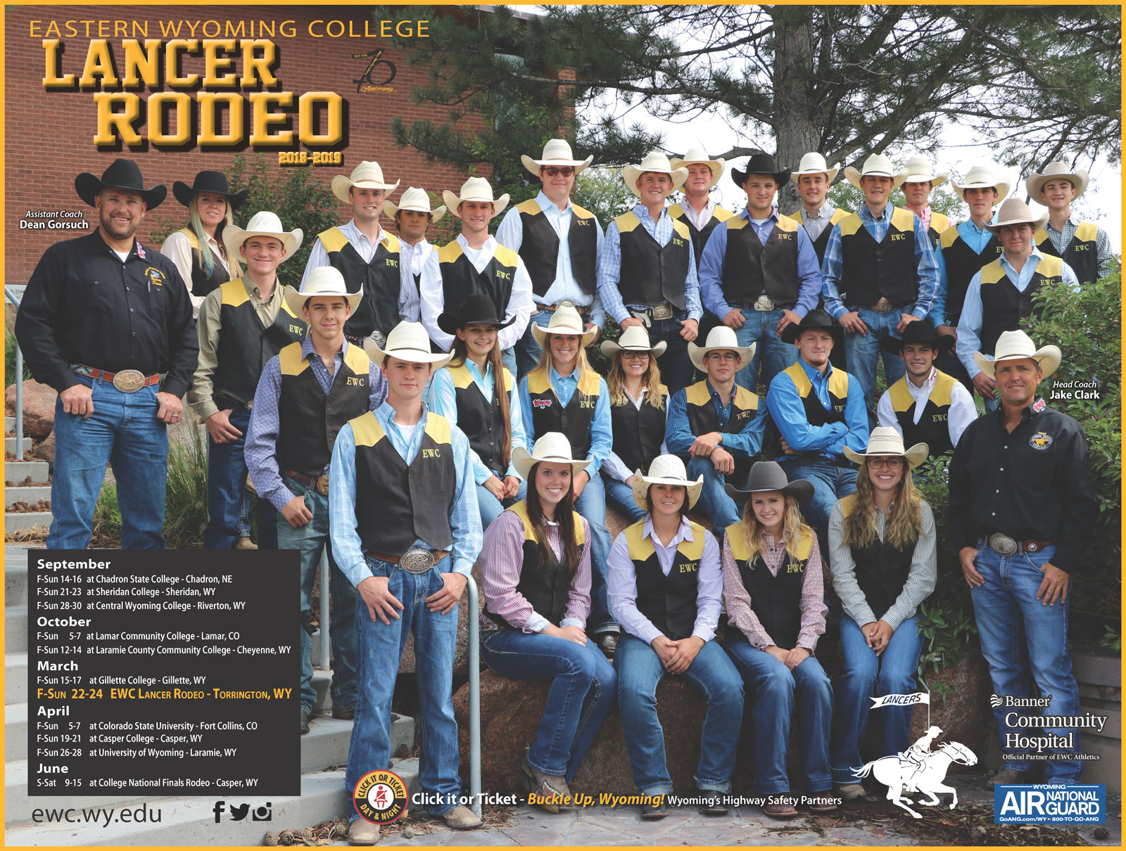 Eastern Wyoming College Lancer Rodeo Team