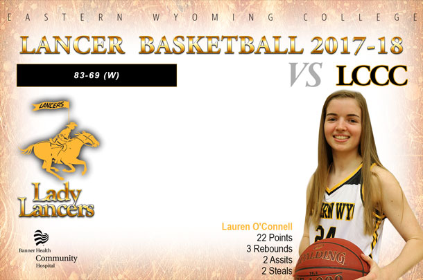 EWC Lady Lancer Basketball Team vs. Laramie County Community College