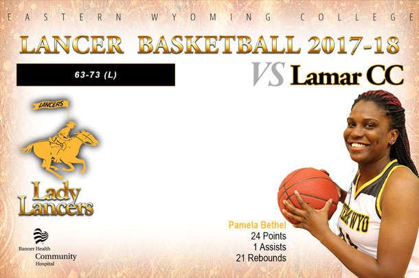 Lady Lancer Basketball Team vs. Lamar Community College