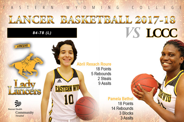 EWC Lady Lancers Basketball Team vs. Laramie County Community College