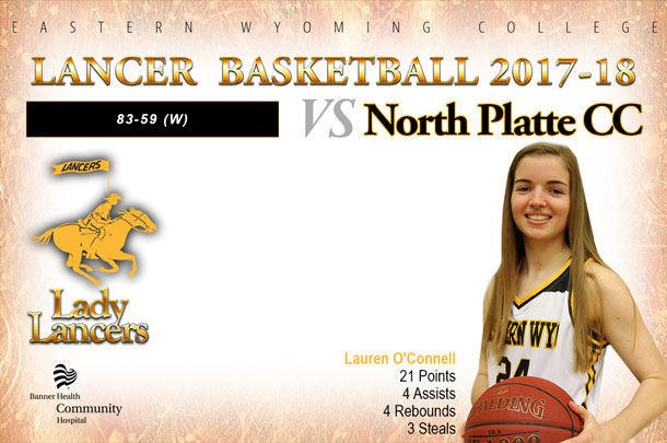 EWC Lady Lancer Basketball Team vs. North Platte Community College