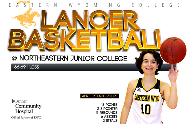 EWC Lady Lancer Basketball team vs. Northeastern Junior College Basketball team
