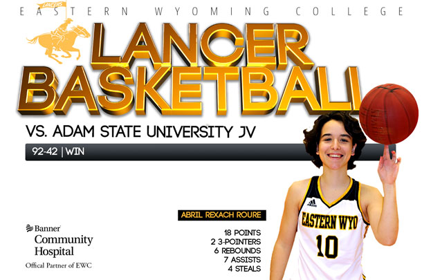 Eastern Wyoming College Lady Lancer Basketball Team @ Adam State University JV