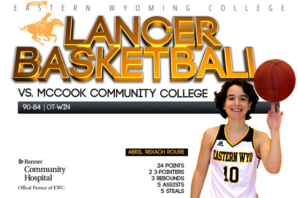 Eastern Wyoming College Lady Lancer Basketball vs. McCook Community College