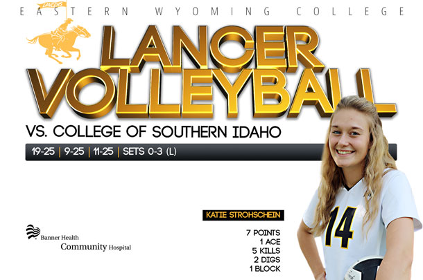 Eastern Wyoming College Lancer Volleyball vs. College of Southern Idaho
