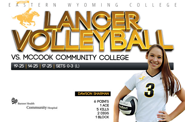Eastern Wyoming College Lancer Volleyball vs. McCook Community College